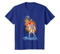 Thundercats Lion-O and The Sword of Omens Camiseta, Niños, Azul Real, 12 años