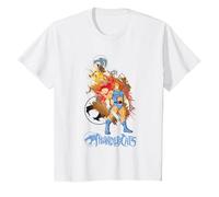 Thundercats Lion-O and The Sword of Omens Camiseta, Niños, Blanco, 12 años