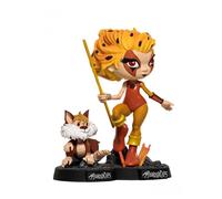 Thundercats MiniCo Statua Cheetara e Snarf 14 Cm Iron Studios