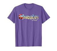 Thundercats Thundercats Classic Camiseta, Hombre, Morado Jaspeado, M