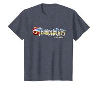 Thundercats Thundercats Classic Camiseta, Niños, Azul Jaspeado, 3 años