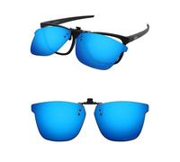 ThunderClap Gafas de sol polarizadas abatibles con clip para Oakley Centerboard OX8163 de 55 mm, para hombres y mujeres, protección UV, Azul géiser, Centerboard OX8163 55mm