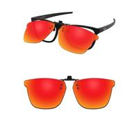 ThunderClap Gafas de sol polarizadas abatibles con clip para Oakley Centerboard OX8163 de 55 mm, para hombres y mujeres, protección UV, Aurora Roja, Centerboard OX8163 55mm