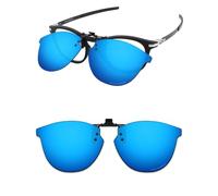 ThunderClap Gafas de sol polarizadas abatibles con clip para Oakley Pitchman R Carbon OX8149 de 50 mm, para hombres y mujeres, protección UV, Azul géiser, Pitchman R Carbon OX8149 50mm