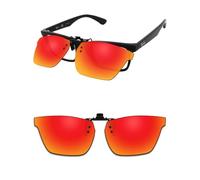 ThunderClap Gafas de sol polarizadas con clip abatibles compatibles con Ray-Ban RB7025 de 53 mm, para hombres y mujeres, protección UV