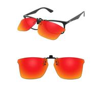 ThunderClap Gafas de sol polarizadas con clip abatibles compatibles con Ray-Ban RB7047 de 56 mm/RX7047 de 56 mm, para hombres y mujeres, protección UV