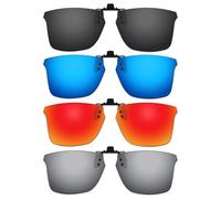 ThunderClap Gafas de sol polarizadas con clip abatibles compatibles con Ray-Ban RB7047 de 56 mm/RX7047 de 56 mm, para hombres y mujeres, protección UV