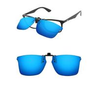 ThunderClap Gafas de sol polarizadas con clip abatibles compatibles con Ray-Ban RB7047 de 56 mm/RX7047 de 56 mm, para hombres y mujeres, protección UV