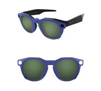 ThunderClap Gafas de sol polarizadas con clip de montaje externo para Oakley Meta HSTN OW8002 de 51 mm, para hombres y mujeres, protección UV, Gris Verde - Polarizado, Meta HSTN
