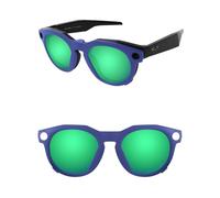 ThunderClap Gafas de sol polarizadas con clip de montaje externo para Oakley Meta HSTN OW8002 de 51 mm, para hombres y mujeres, protección UV, Verde cenador - Polarizado, Meta HSTN