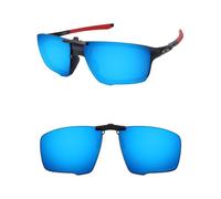 ThunderClap Gafas de sol polarizadas con clip para Oakley Crosslink Zero Asian Fit OX8080 de 58 mm, para hombres y mujeres, protección UV, Azul géiser, Crosslink Zero Asian Fit OX8080 58mm