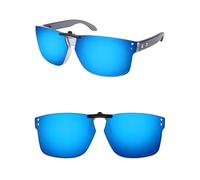 ThunderClap Gafas de sol polarizadas con clip para Oakley Holbrook RX OX8156 de 56 mm, para hombres y mujeres, protección UV, Azul géiser, Holbrook RX OX8156 56mm