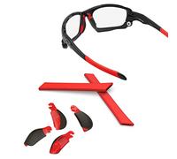 ThunderClap Kit de almohadillas para nariz y almohadillas de goma para gafas de sol con ventilación Oakley Split Jacket/Split Jacket, rosso, Split Jacket/Split Jacket Vented