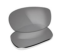 ThunderClap Lentes polarizadas de repuesto para gafas de sol Oakley Square Wire 2.0, color gris