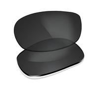 ThunderClap Lentes polarizadas de repuesto para gafas de sol Oakley Square Wire 2.0, color negro concha