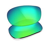 ThunderClap Lentes polarizadas de repuesto para gafas de sol Oakley Square Wire 2.0, color verde ceniza