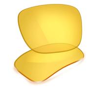 ThunderClap Reemplazo de lentes de policarbonato para gafas de sol Oakley Holbrook Metal OO4123, Crystal Yellow, Talla única
