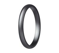ThunderFit Anillos de boda de silicona para él y ella, diseño de acabado metálico, bandas de compromiso unisex de goma transpirable en estilo estrecho, estándar y ancho, paquete de 1