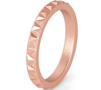 ThunderFit Anillos de boda delgados de silicona para mujer, paquete de 4 bandas de compromiso de goma apilables con diamantes triangulares - 2,8 mm de ancho - 2 mm de grosor 3.5 - 4 (14.9mm)