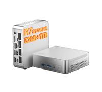 Thunderobot MIX2 Ryzen 7 8745HS, 32 GB RAM DDR5 a 5600 MHz, SSD PCIe 4.0 1 TB, miniordenador de sobremesa, Tarjeta gráfica Radeon 780M para Juegos, 2 Puertos HDMI 2 Puertos USB 4, 4 Puertos USB 3.2