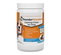 ThunderWunders Juguetes masticables calmantes para perros, tiamina, L-triptófano, melatonina y jengibre, puede ayudar a aliviar el estrés de la separación, tormenta, fuegos artificiales y viajes (180