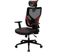 ThunderX3 YAMA1, Silla Gaming Ergonómica Roja, Ultraconfortable, Soporte Lumbar