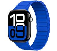 THWALK Magnetic Link Solo Loop - Correas deportivas de silicona compatibles con Apple Watch Ultra 3/2/1 de 49 mm, Series 11/10 de 46/42 mm, 9/8/7 de 45/41 mm, SE 6/5/4 de 44/40 mm, 3/2/1 de 42/38 mm