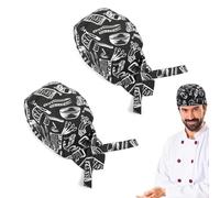 THXFUNAREA 2 PCS Gorro Cocinero Ajustable Accesorios Cocina Gorro cocina mujer gorro cocinero hombre
