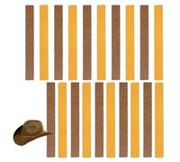 THXFUNAREA 20 PCS Bandas De Corcho Autoadhesivas Para Ajustar El Tamaño De Los Sombreros 200 * 20 * 2mm,Solución Óptima Para Personalizar El Ajuste Y La Comodidad De Tus Sombreros