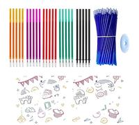 THXFUNAREA 45 PCS Recambios borrables para Legamii - Tinta termosensible 0.5mm - Compatible con Legami Schmetterling - 13 cm - Recambio de gel borrable para Legamii,6 colores