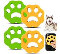 THXFUNAREA Atrapa Pelos Lavadora Mascotas,4 pcs Bolas Atrapa Pelos para Lavadora,Lavadora Captador de Pelo,Recogedor de Pelo Reutilizable para Lavadora,Colector de Pelo para Lavadora,