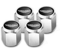 THXGFW 4 Piezas Tapones de Válvula de Neumático para Aston Martin DB12 Volante 2023, Rueda Tapones Antipolvo Válvula Neumático Accesorios Neumáticos,A