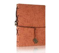 ThxMadam Scrapbook Cuero Álbum de Fotos Álbumes de Recortes Libro de Visitas de Boda con 60 Páginas Negras para Regalo de Valentín Día de Aniversario Navidad Cumpleaños para Esposa Hija Madre