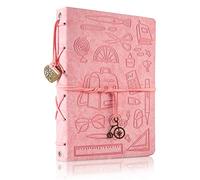 ThxMadam Scrapbook Cuero Álbum de Fotos Álbumes de Recortes Libro de Visitas de Boda con 60 Páginas Negras para Regalo de Valentín Día de Aniversario Navidad Cumpleaños para Esposa Hija Madre