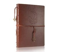 ThxMadam Scrapbook Cuero Álbum de Fotos Álbumes de Recortes Libro de Visitas de Boda con 60 Páginas Negras para Regalo de Valentín Día de Aniversario Navidad Cumpleaños para Esposa Hija Madre