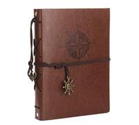 ThxMadam Scrapbook Cuero Álbum de Fotos Álbumes de Recortes Libro de Visitas de Boda con 60 Páginas Negras para Regalo de Valentín Día de Aniversario Navidad Cumpleaños para Esposa Hija Madre