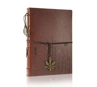 ThxMadam Scrapbook Cuero Álbum de Fotos Libro de Visitas de Boda con 60 Páginas Negras Presentes para Regalo de Valentín Día de Aniversario Navidad Cumpleaños para Esposa Hija Madre