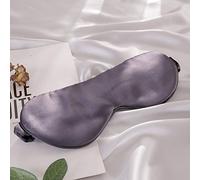 THXSILK 22 Momme - Máscara de seda para ojos, supersuave, protección para los ojos para un buen descanso nocturno, cómoda de viaje y siesta, con banda ancha para la cabeza, para mujer/hombre/niños