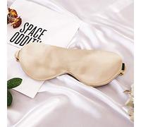 THXSILK Máscara de seda de lujo de 22 Momme para dormir, máscara para dormir, para viajes, 100% seda de morera pura, transpirable, champán