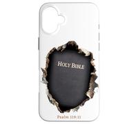 Thy Word Have I Hid in Mine Heart - Psalm 119:11 Bible Faith Carcasa para iPhone 16 Plus