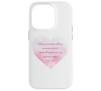 Thy Word Have I Hid in Mine Heart - Psalm 119:11 Women Girls Carcasa para iPhone 14 Pro