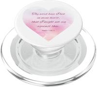Thy Word Have I Hid in Mine Heart - Psalm 119:11 Women Girls PopSockets PopGrip para MagSafe
