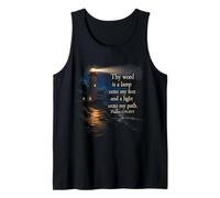 Thy Word is a Lamp Unto My Feet - Psalm 119:10 Faith Verse Camiseta sin Mangas