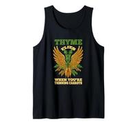 Thyme Flies When You'Re THINNING Carrots Camiseta sin Mangas