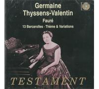 Thyssens-Valentin,Germaine - 13 Barcarolen/Theme et Variati