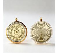 THYXGS Colgante De Antena De Campo Magnético, Oscilador De Ondas Múltiples Mwo De Tipo Bobina De Tesla, Diseño De Doble Cara Disco De Frecuencia En El Anverso Y Disco De G