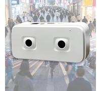 THYXGS Contador De Personas, Sensor De Flujo De Pasajeros En Tiempo Real, Sensor Estadístico Binocular, Multivista, Montaje Superior/elevación, Control Remoto, para Espacios Públicos