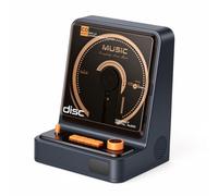 THYXGS Reproductor De CD Portátil, Altavoces Hi-fi De Sobremesa, Transmisor Y Receptor Bluetooth 5.1, con Iluminación Ambiental Y Mando A Distancia, Entradas/Salidas USB, Jack De 3,5 Mm A
