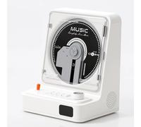 THYXGS Reproductor De CD Portátil, Altavoces Hi-fi De Sobremesa, Transmisor Y Receptor Bluetooth 5.1, con Iluminación Ambiental Y Mando A Distancia, Entradas/Salidas USB, Jack De 3,5 Mm B