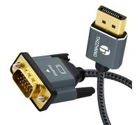 Thzzhnno Cable DisplayPort a VGA de 3M, Adaptador DP a VGA para ordenador, portátil, monitor, PC, televisor y proyector